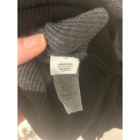 VINCE CAMUTO NWT Waffle Stitched Color Block Sweater Cream/Gray Size XXL - Picture 8 of 8